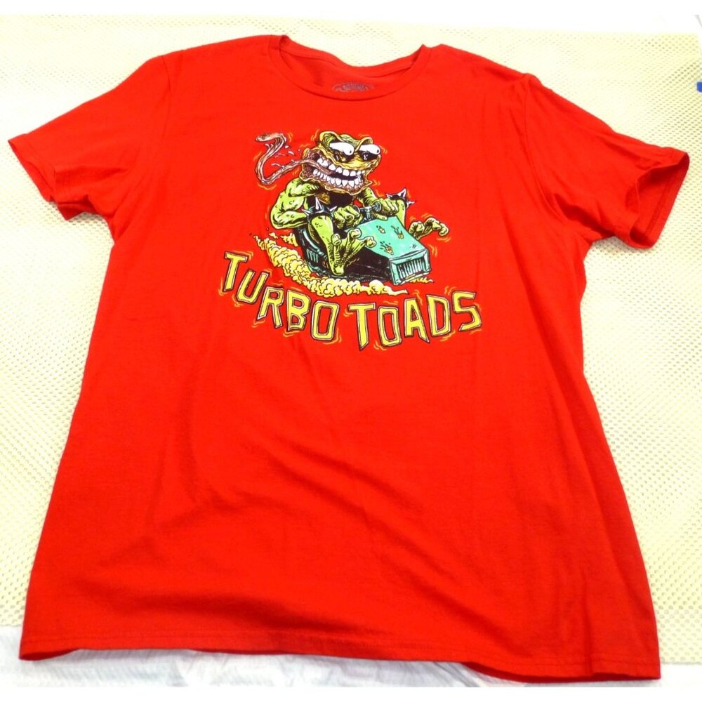 Battletoads Turbo Toads Lootwear Exclusive Red Graphic Tee XL